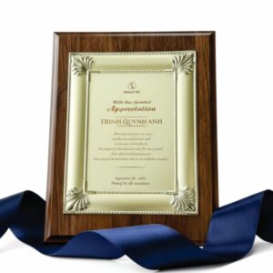 Bảng Vinh Danh Gỗ Đồng 02