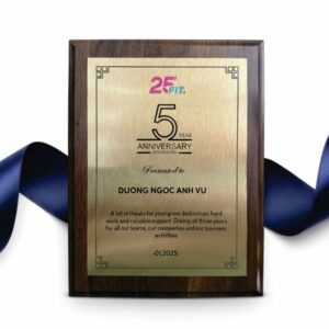 Bảng Vinh Danh Gỗ Đồng 03