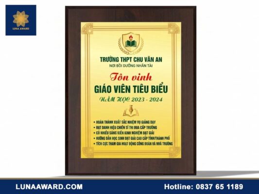 Mẫu vinh danh giáo viên tri ân cống hiến vừa đẹp vừa ý nghĩa