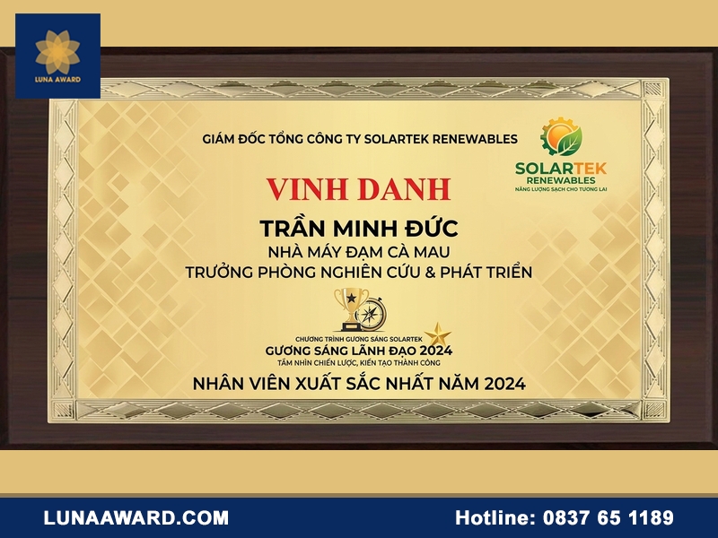 Cách ghi bảng vinh danh nhân viên