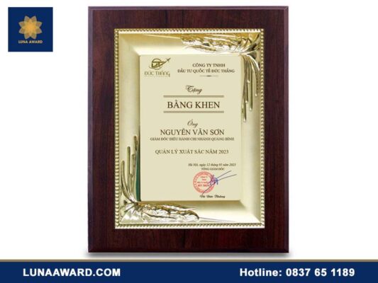 Bảng vinh danh chống xước