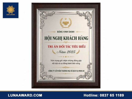 Bảng vinh danh hội nghị khách hàng